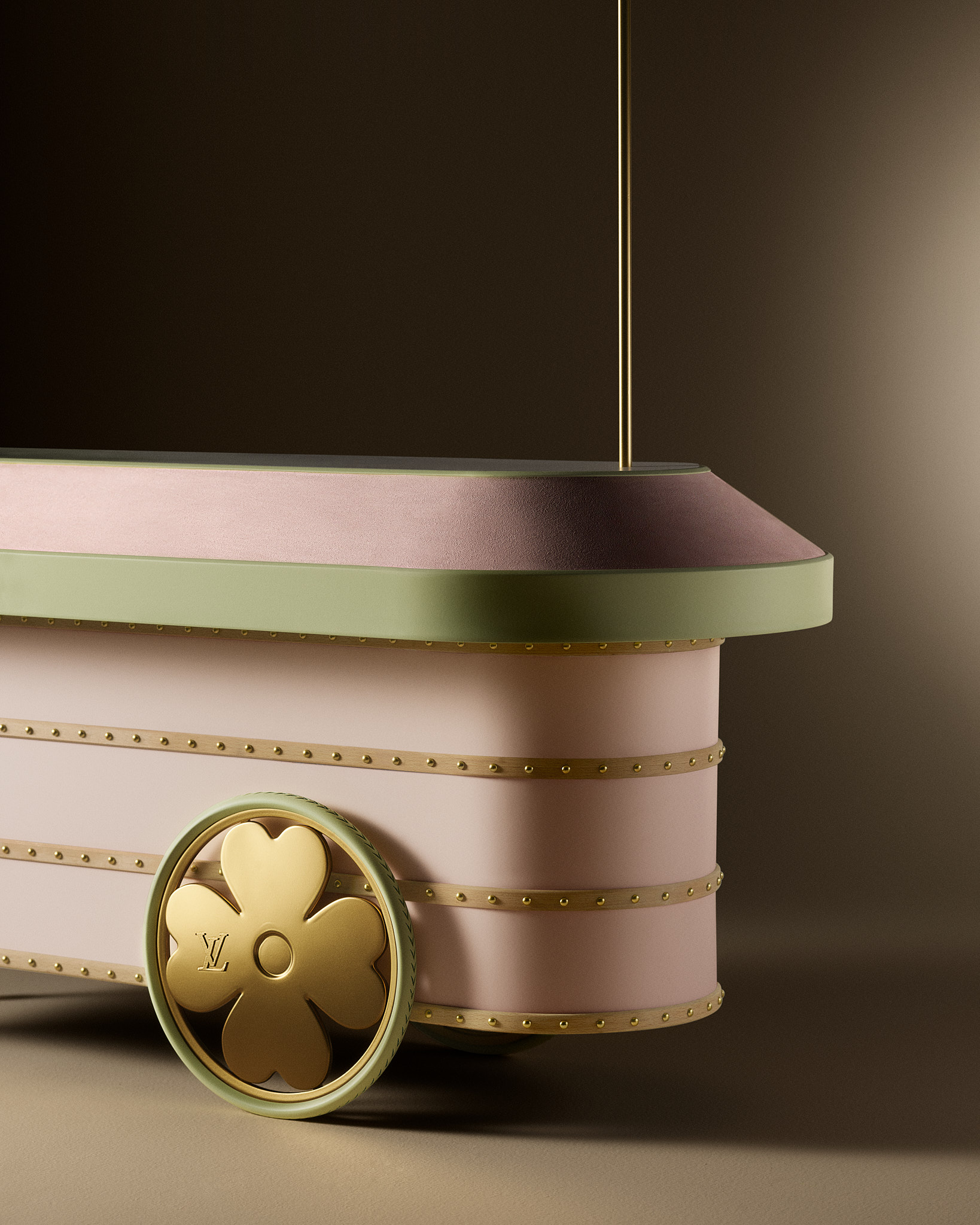 Luxury accessories and beauty still-life campaign photographed for Louis Vuitton Super Lucky Day 2. Image 5 of 11.