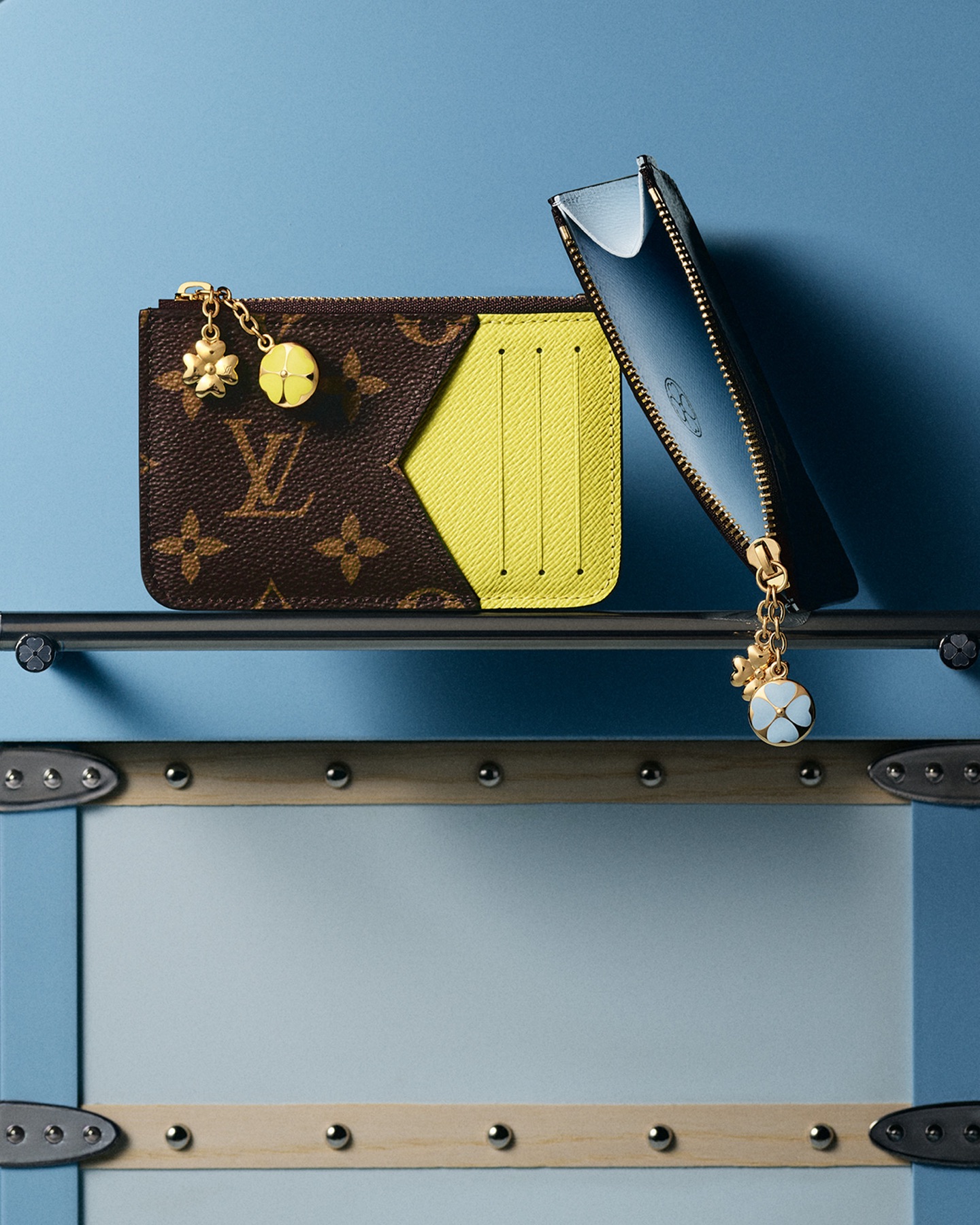 Luxury accessories and beauty still-life campaign photographed for Louis Vuitton Super Lucky Day. Image 5 of 11.