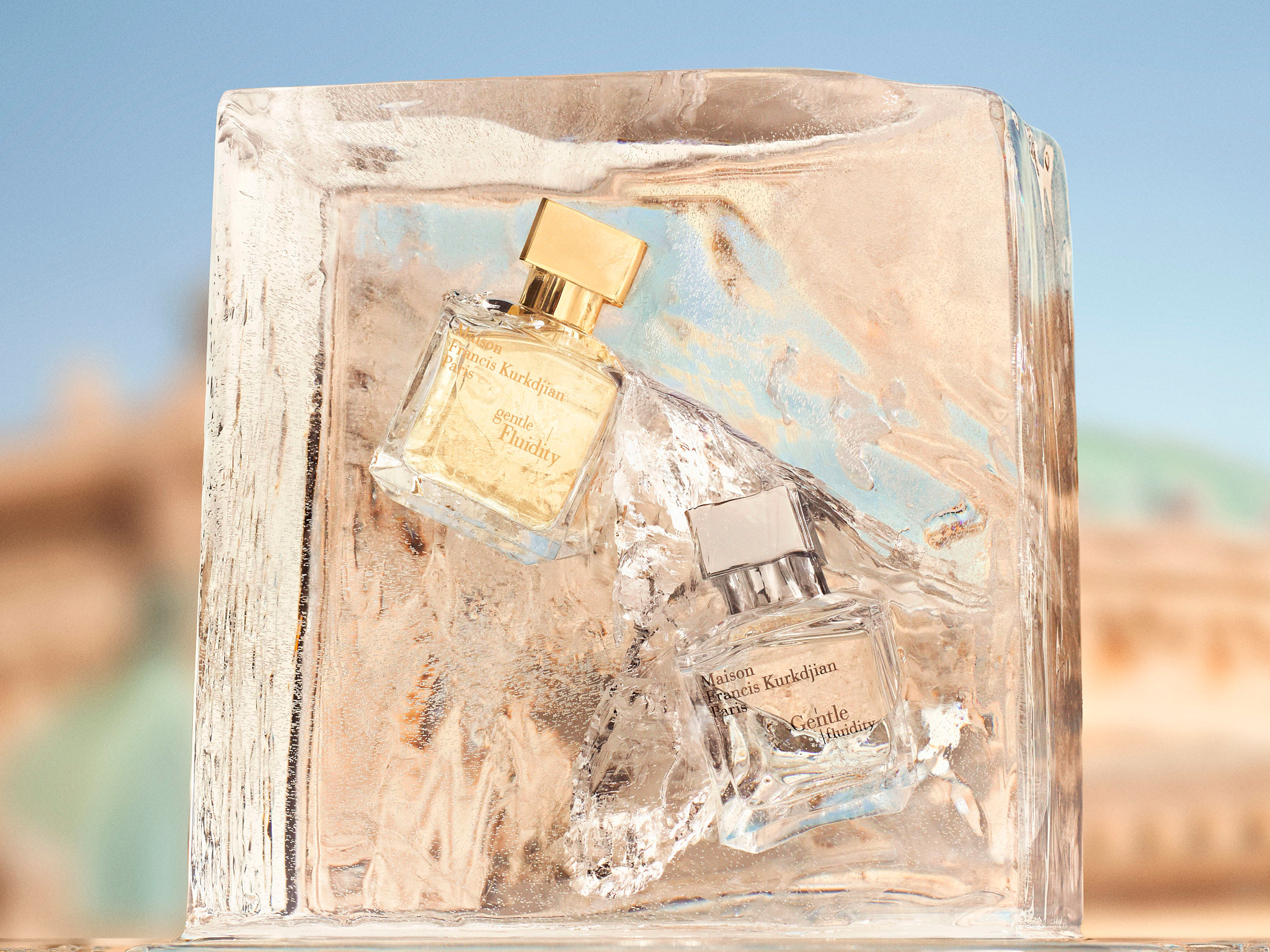 Luxury fragrance still-life campaign photographed by Valentin Abad for Maison Francis Kurkdjian. Image 3 of 4.