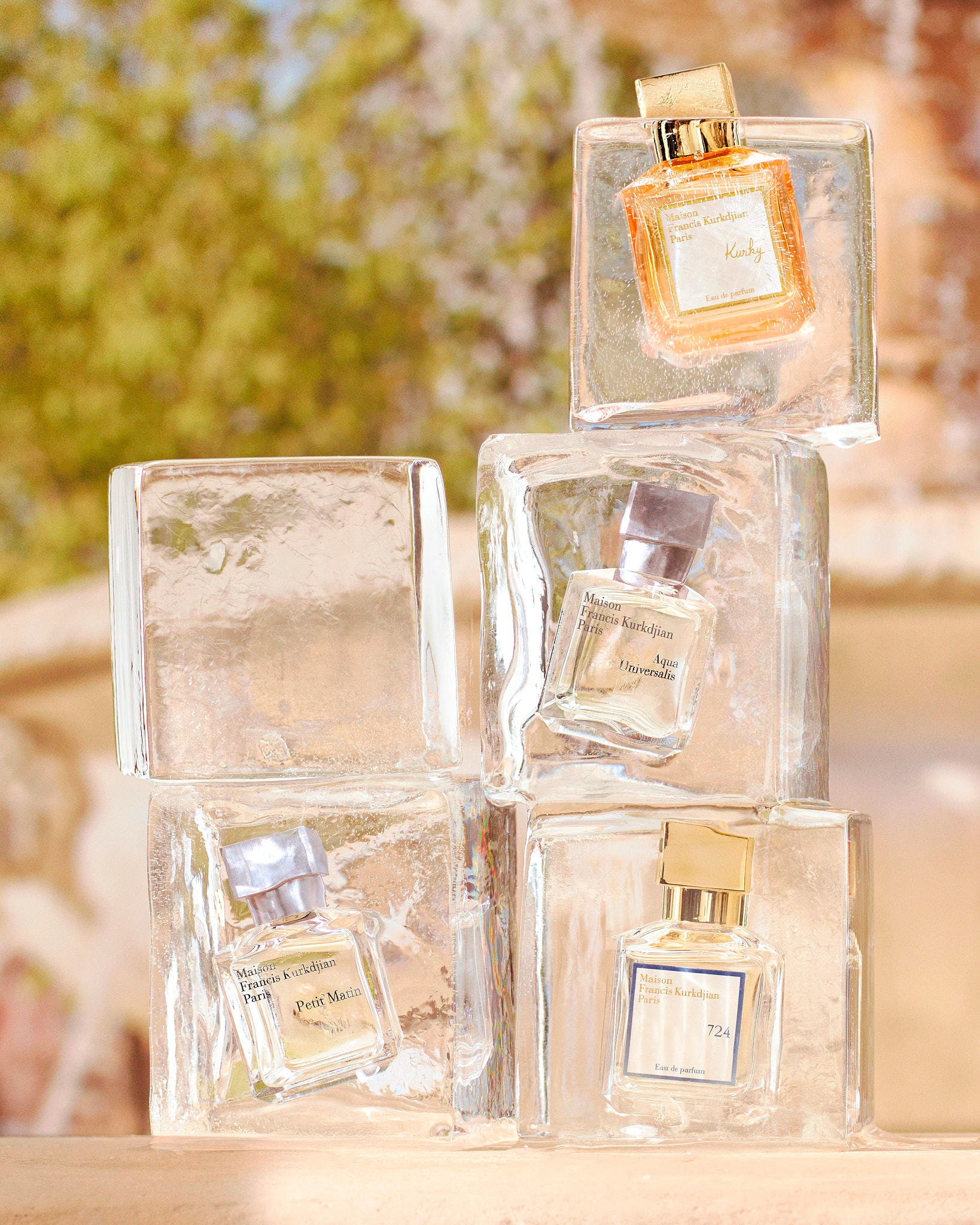 Luxury fragrance still-life campaign photographed by Valentin Abad for Maison Francis Kurkdjian. Image 4 of 4.